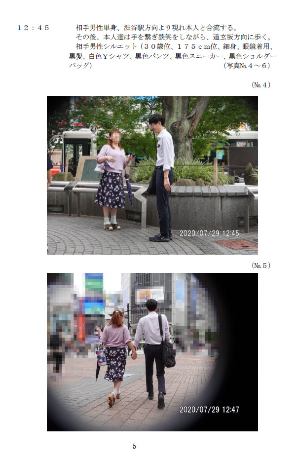 報告書のサンプルページ1